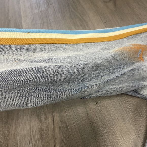 FWRD DENIM ICE BLUE/GOLD DENIM JACKET SIZE LARGE BOYS 14-16 NEW RETAIL 62 - Picture 3 of 4